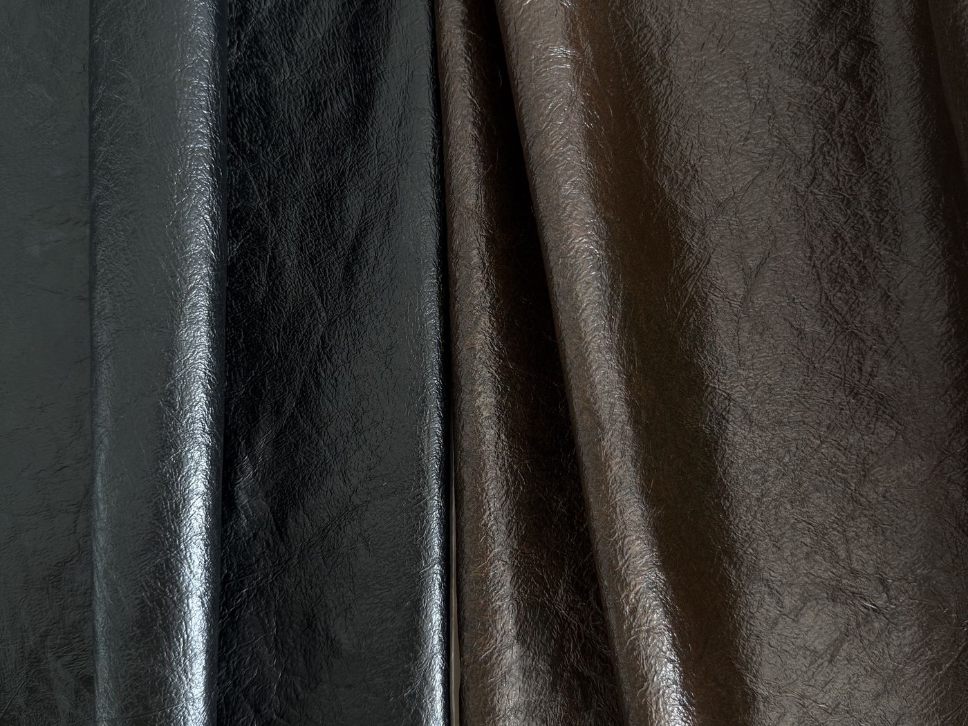 LUNAFORM™ Origins — dark full-bodied material, folded